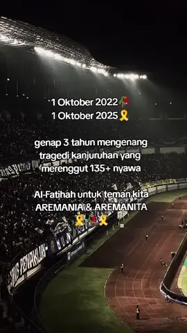 135 itu nyawa bukan angka🎗️#aremania_aremanita #aremaberduka 