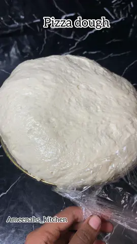 Perfect pizza dough recipe #ameenahs_kitchen #creatorsearchinsights #pizza #pizzadough #fyp 