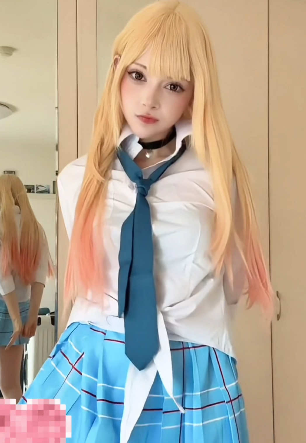 海夢ちゃん❤︎ １ヶ月前に買った服なのにブカブカ(＞＜)