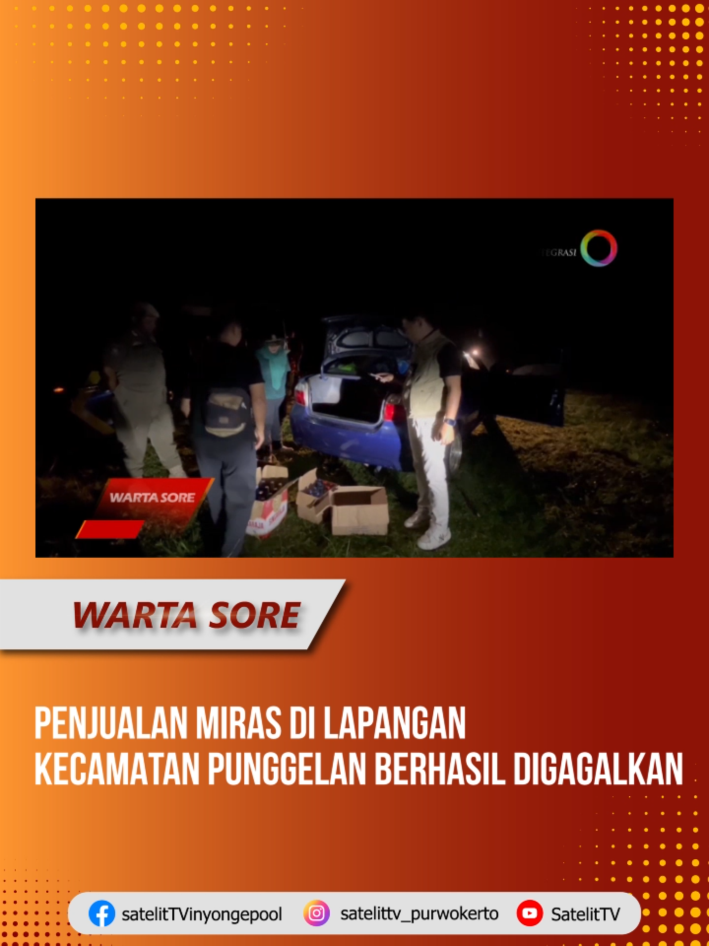 PENJUALAN MIRAS DI LAPANGAN KECAMATAN PUNGGELAN BERHASIL DIGAGALKAN #berita #beritatiktok #jateng #jawatengah #beritahariini #beritaviral #2025 #satelittvpurwokerto #satelittv #news #viral #fyp #fypindonesia #viralindonesia #banjarnegara