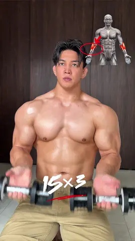 easy forearm exercise‼️ . . #forearm #forearmworkout #training #exercise #homeworkout 