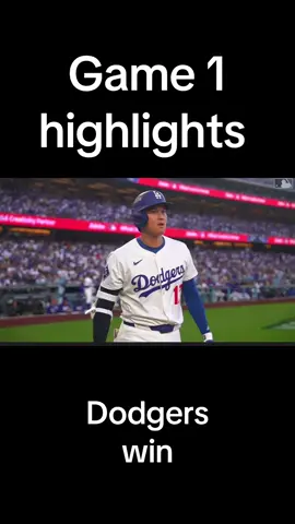 Dodgers use a strong outing from Blake Snell and the long ball to take game one of the wild card series #MLB #playoffs #postseason #win #ladodgers 