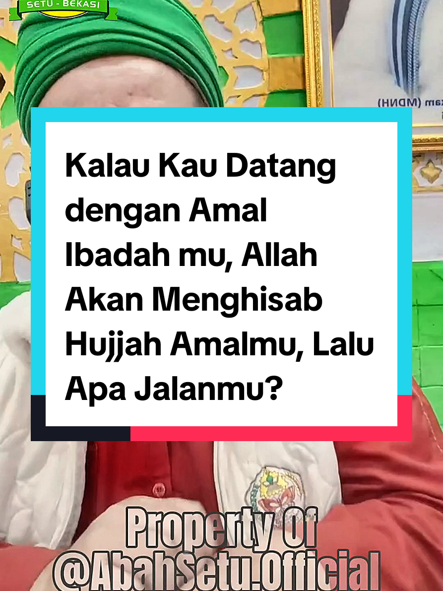 Membalas @yanto.anto874  Kalau Kau Datang dengan Amal Ibadah mu, Allah Akan Menghisab Hujjah Amalmu, Lalu Apa Jalanmu?  Jangan bersandar pada amal, ilmu, bahkan makrifatmu. Semua itu akan dihisab, diuji, dan ditimbang. Yang bisa membawa kita kepada Allah hanyalah Dia sendiri. Dalam hadis Qudsi, Allah menegaskan: jika kau datang dengan amal, akan dihisab amalmu; jika dengan ilmu, akan diuji hujahmu. Maka jalan satu-satunya adalah berjalan bersama-Nya. Tapi untuk itu, kau harus mati—bukan secara jasad, tapi secara batin. Karena tidak mungkin bertemu Allah kecuali setelah matinya jiwa yang masih mengaku. Di situlah ruh mulai hidup. #amal #ilmu #makrifatullah #fana #tauhid 