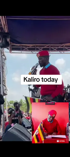 H.E Bobi Wine in Kaliro today 