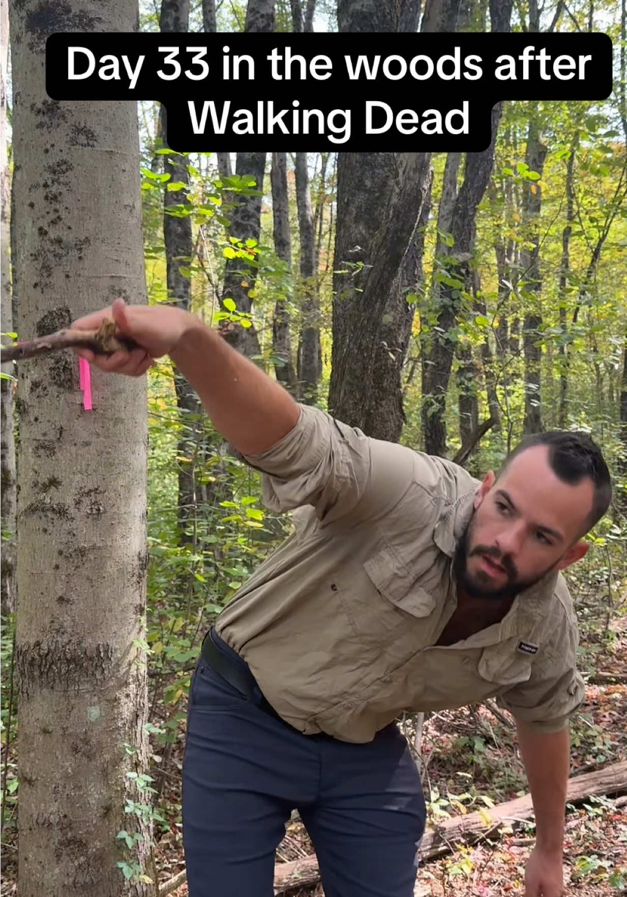 We’re in the woooooods #thewalkingdead #rickgrimes #impression #twd #walkingdead 