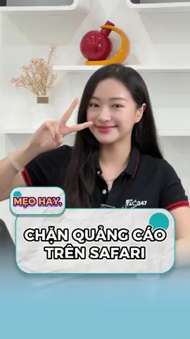Cách chặn quảng cáo pop up trên Safari đơn giản ngay trên cài đặt iphone ##iphone##tao247##iphonesinhvien##tragop0đ##iphonetips      