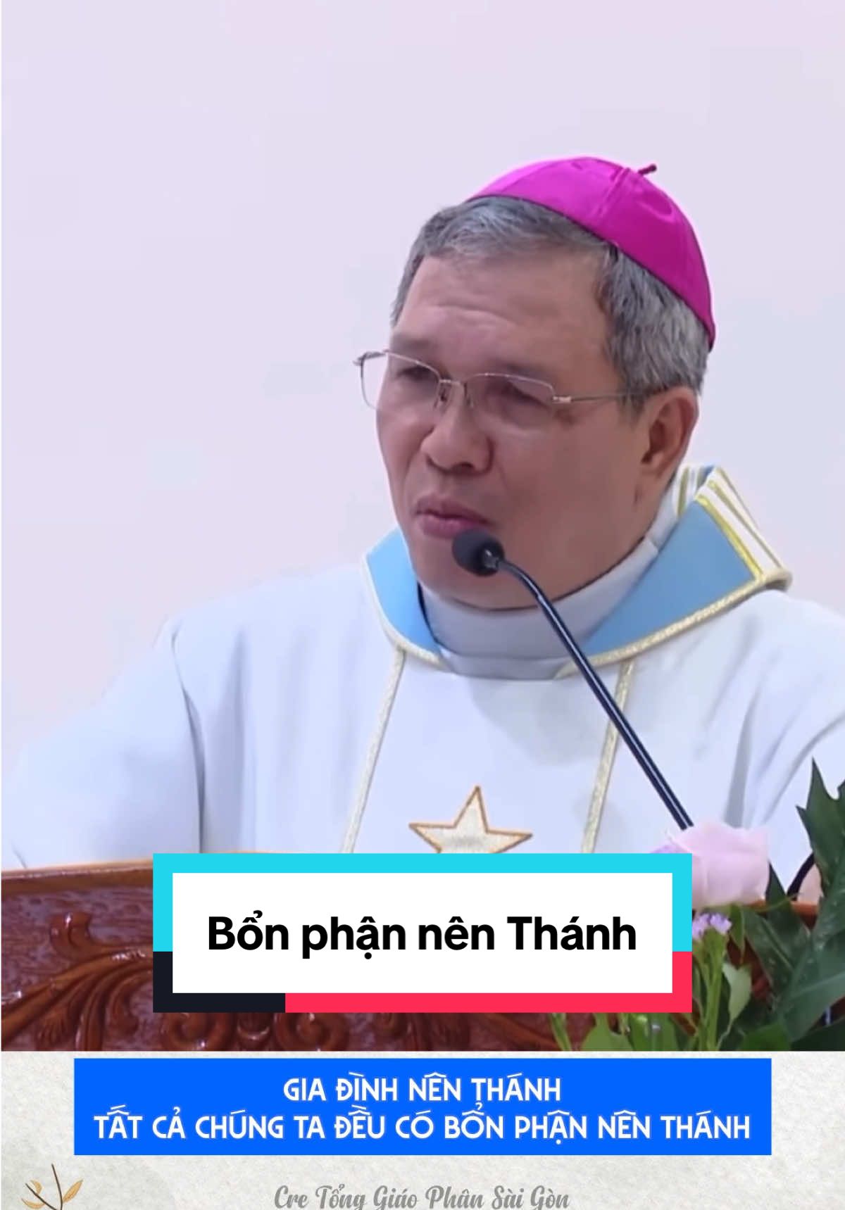 Tất cả chúng ta đều có bổn phận nên Thánh. Gia đình nên Thánh. Trích bài giảng của Đức Cha Giuse Bùi Công Trác trong thánh lễ kính Thánh Teresa Hài Đồng Giêsu. 