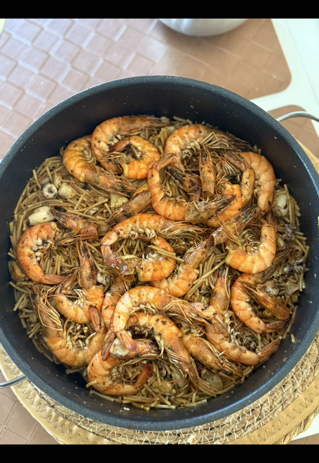 Fideuà 🥘 #fideua #recettemaison #faitmaison #tiktokfood #Recipe 