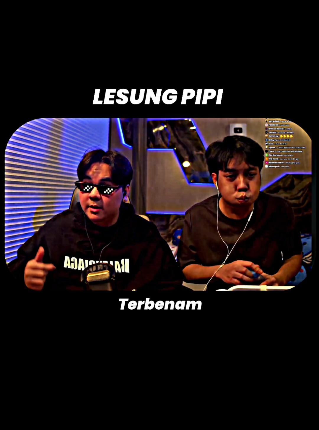 luke with adonan nyanyi lagu lesung pipi guys. suara luke bagus ya, cocok jadi vokalis coy. #NEXTJagoanMabar #MLBBNEXT2025  #lesungpipi #luke #mobilelegends 