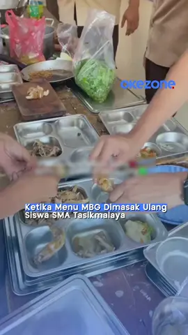 Ketika MBG bertemu praktik masak, hasilnya? Menu kreasi sehat ala anak sekolahan! Siswa SMA Negeri 9 Tasikmalaya memasak ulang menu MBG bukan karena nggak suka.  Kegiatan ini jadi cara seru untuk belajar olah makanan bergizi dan tentunya makin kreatif. Mereka tetap dukung MBG karena menilai manfaatnya nyata bagi semua siswa. #okezonecom #okezone #mbg