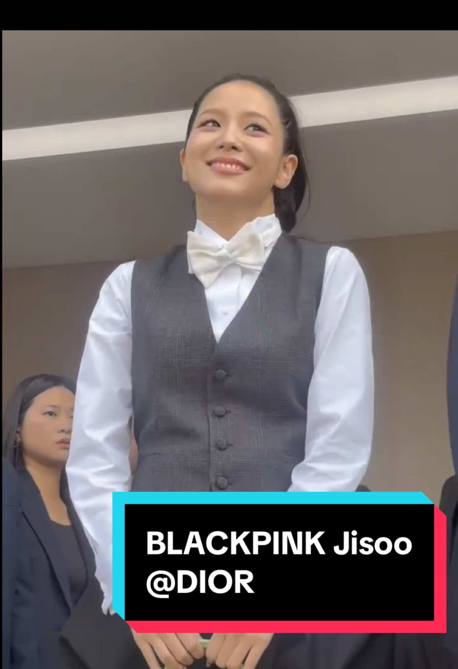 「ディオール」2026年春夏コレクションのショー会場にBLACKPINK のJisooが来場！ #DIORSS26 #BLACKPINK #Jisoo #DIOR #JisooxDiorSS26 