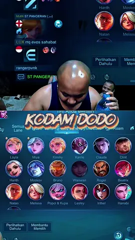 Kodam DODO 😂 #bangpascol #mobilelegends #topglobalmiya #ketuanagahitam #fyppppppppppppppppppppppp 
