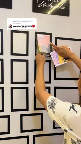 Replying to @Sherel-Cart🛒 sobraaaa ✨ #magneticwallframe #magneticdisplayframe #selfadhesiveframe #pictureframe #wallframe 
