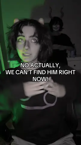 Admittedly I accidentally did the trend’s actual hand gestures on accident during the first draft and my Christian heart practically stopped beating for a few seconds #homestuck, #satire, #gamzeemakara, #cosplay, #fyp  