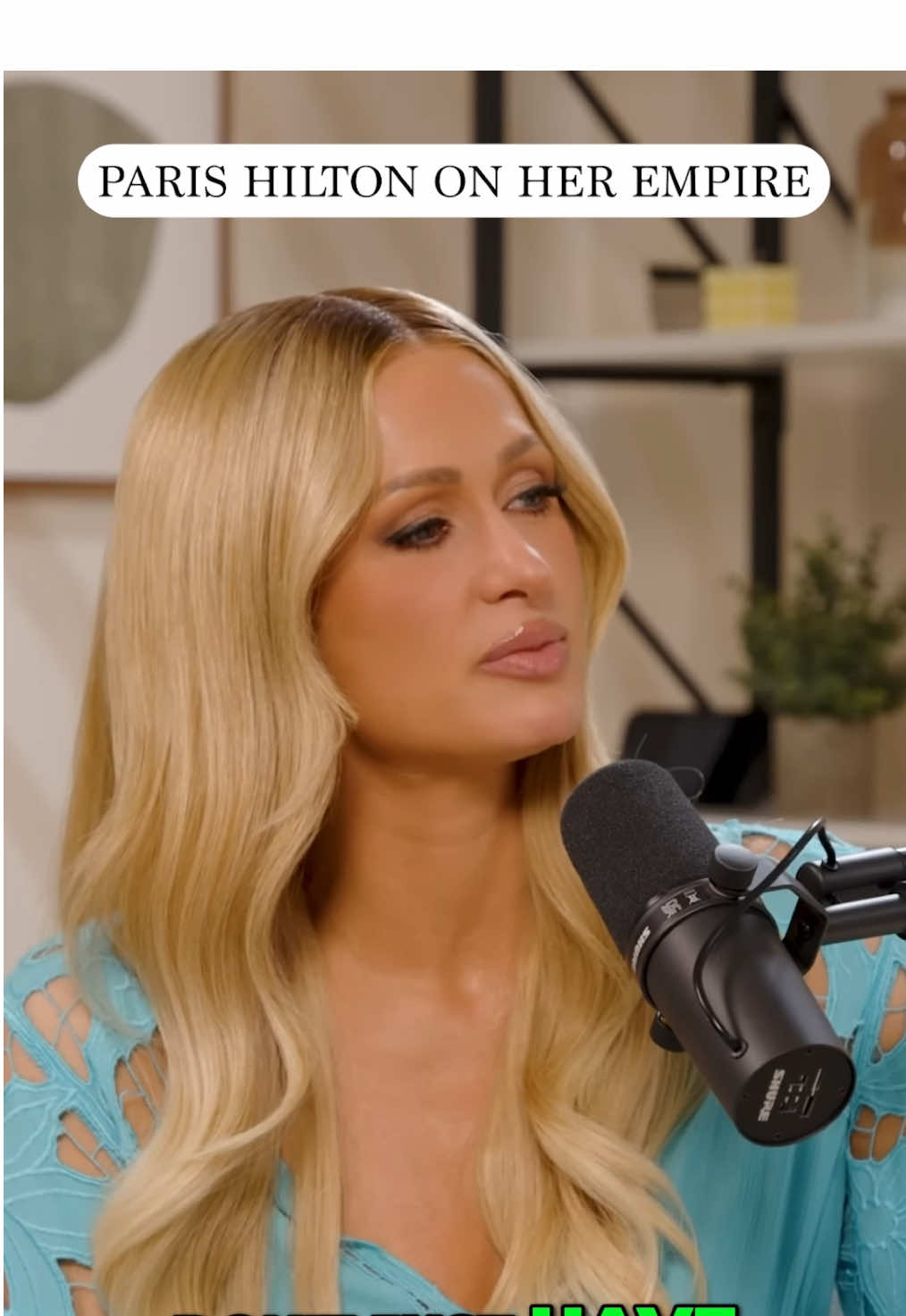 Paris Hilton talking about her life's work on The Burnouts episode | #parishilton #theburnouts #podcast #emotional #work 