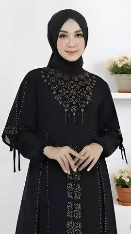 Abaya Premium Gamis Abaya Arab Turkey Terbaru 193 Bordir Ceruty Lembut Mewah #gamis #abaya #fyp 