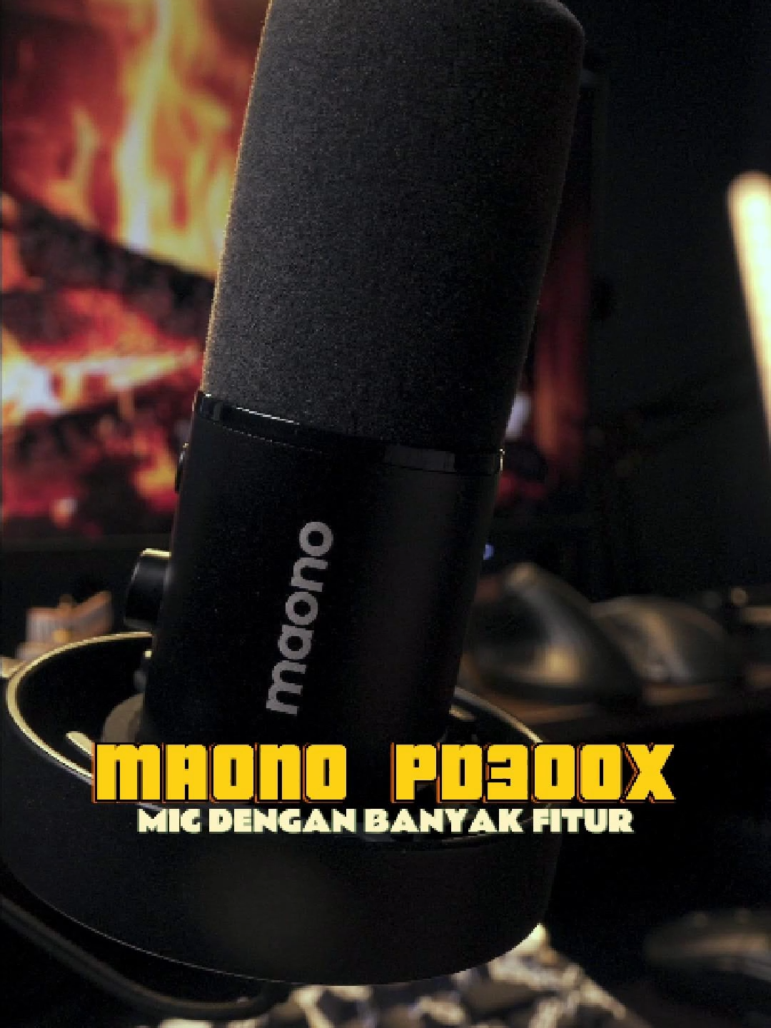 mic menengah atas dengan banyak fitur dari maono, maono pd300x #microphone #streaming #ngonten #micsetup