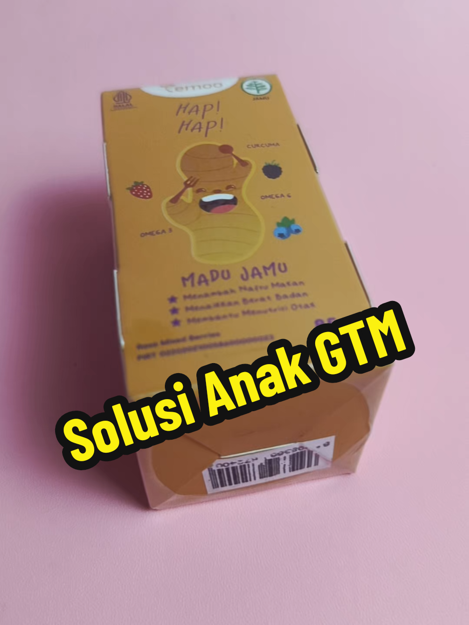 Vitamin Menambah Nafsu Makan Si Kecil Temoo Hap Hap Madu Jamu #madu #vitaminanak #solusigtm #gajiansale #promoguncang1010 