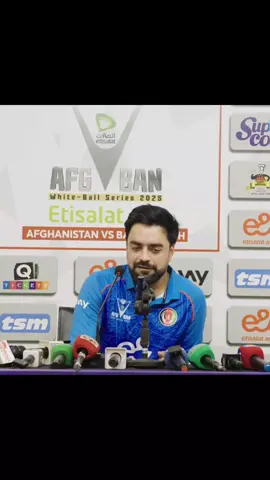 Rashid Khan's Press Conference ahead of the Etisalat Cup T20I Series between Afghanistan and Bangladesh, starting tomorrow in Sharjah. 👍 Rashid Khan's Press Conference ahead of the T20I series, starting tomorrow #fyp 