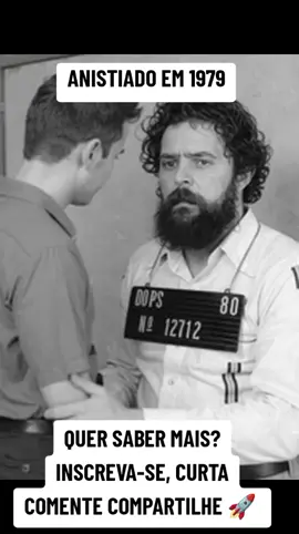 🗽 Anistia de 1979 — o perdão que abriu caminho para a democracia. Sancionada em 28 de agosto de 1979, a Lei da Anistia perdoou crimes políticos cometidos entre 1961 e 1979, durante o regime militar. Ela permitiu o retorno de exilados, libertou presos políticos e também anistiou agentes da repressão — o que gera debate até hoje.  #bolsonaro #fyp #tiktokbrasil #mito #política