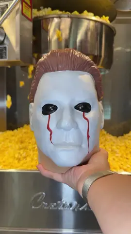 Our Michael Myers popcorn bucket is coming to theatres October 7 🔪 #Halloween #Cinemark 