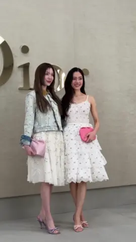 #linglingkwong et #orm au défilé de la maison @Dior  #lingorm #fashiontiktok #fashionweek 