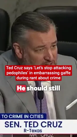 Ted Cruz made an embarrassing gaffe at a Senate hearing on Tuesday when he told his fellow lawmakers to “stop attacking pedophiles.” The senator did not correct himself after the error and instead moved on to discuss Donald Trump’s decision to deploy the National Guard in Washington, D.C.