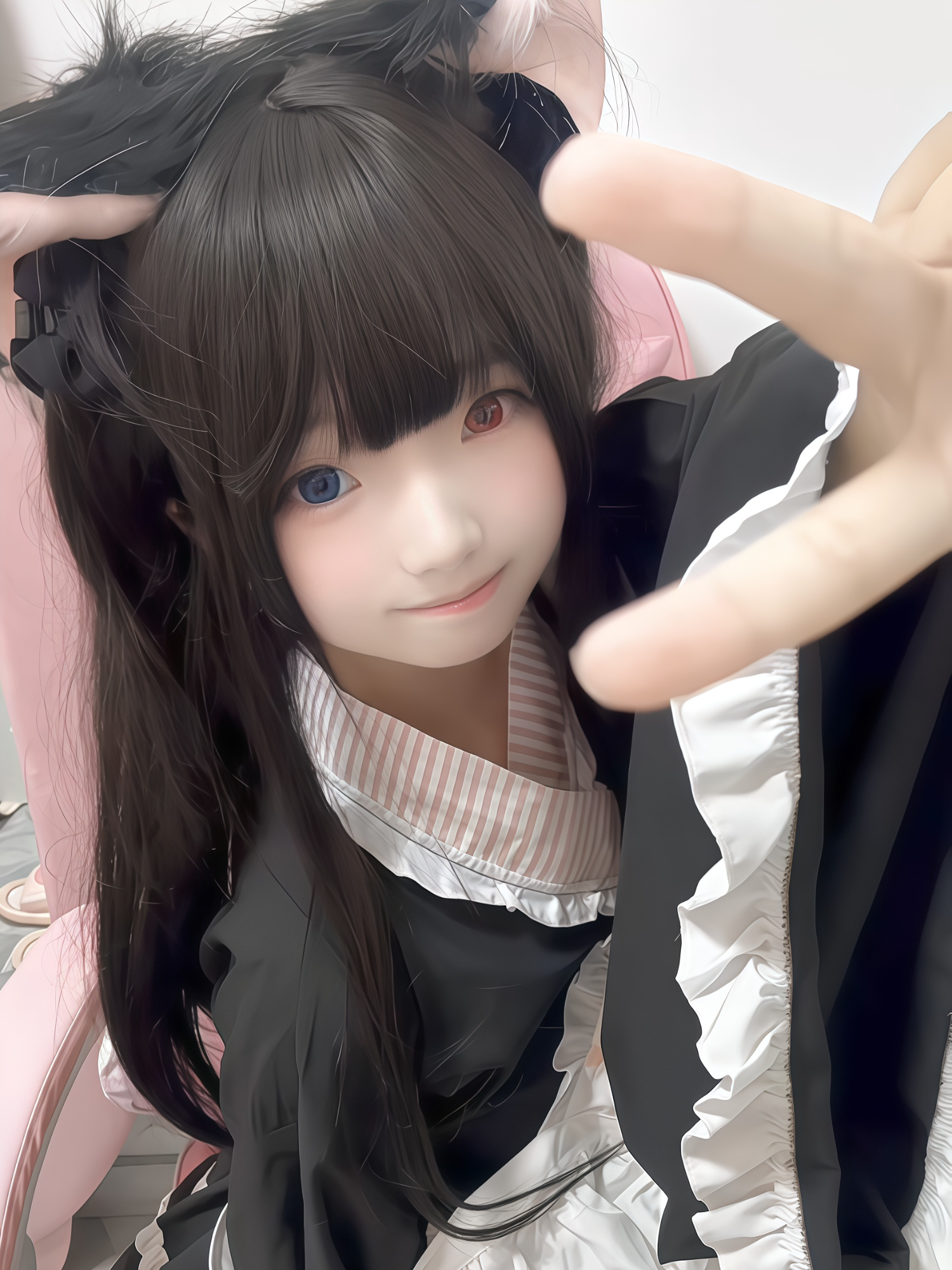 こんばんは、かわいいメイドさん😍😘🩷 ##cutebaby #Cosplay #Cosplayer #douyin #fyp