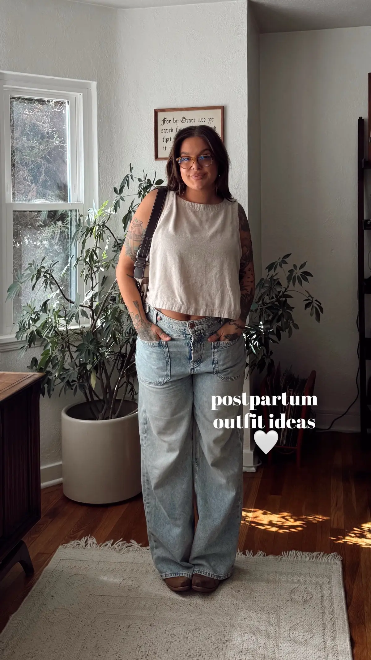 everything i can link is on my LTK! i do thrift a lot but i linked what i could!!! postpartum + nursing friendly outfits are harder for me than pregnancy outfits tbh! hopefully this helps strike some inspo! obvious don’t have to be pp to wear these!! 