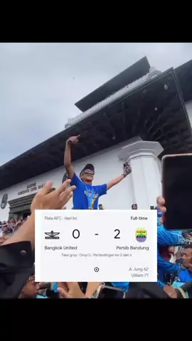 o nya onol dua 🥶 #persib #persibbandung #bangkokunitedvspersib #acl #persibday 