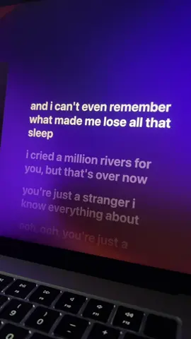 Stranger #oliviarodrigo #lyrics #applemusic 