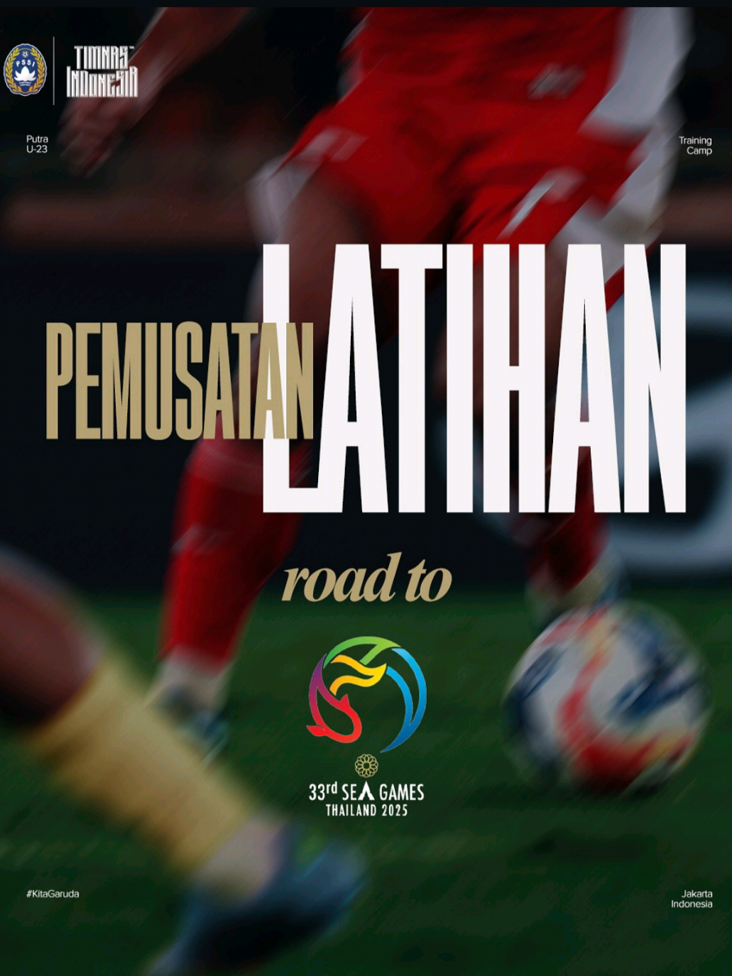 Pemanggilan pemain timnas Indonesia U23 untuk pemusatan latihan persiapan Seagames  #timnasindonesia #timnasu23 #seagames #indrasjafri 