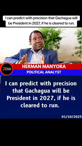 I can predict with precision that Gachagua will be President in 2027, if he is cleared to run.#merupolitics #mckaree #kiraaciogiaciaca #currentaffairs #merutiktokers 