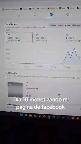 Día 10 monetizando mi página de facebook #monetizacion #monetizarfacebook 