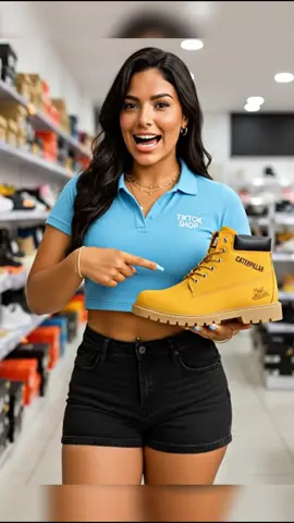 Bota linda! A mais vendida aqui da loja! Essa tá imperdível 😍 Bota masculina CAT, ideal para uso intenso. #tiktokshopbrasil #viral #fyp #vendas 