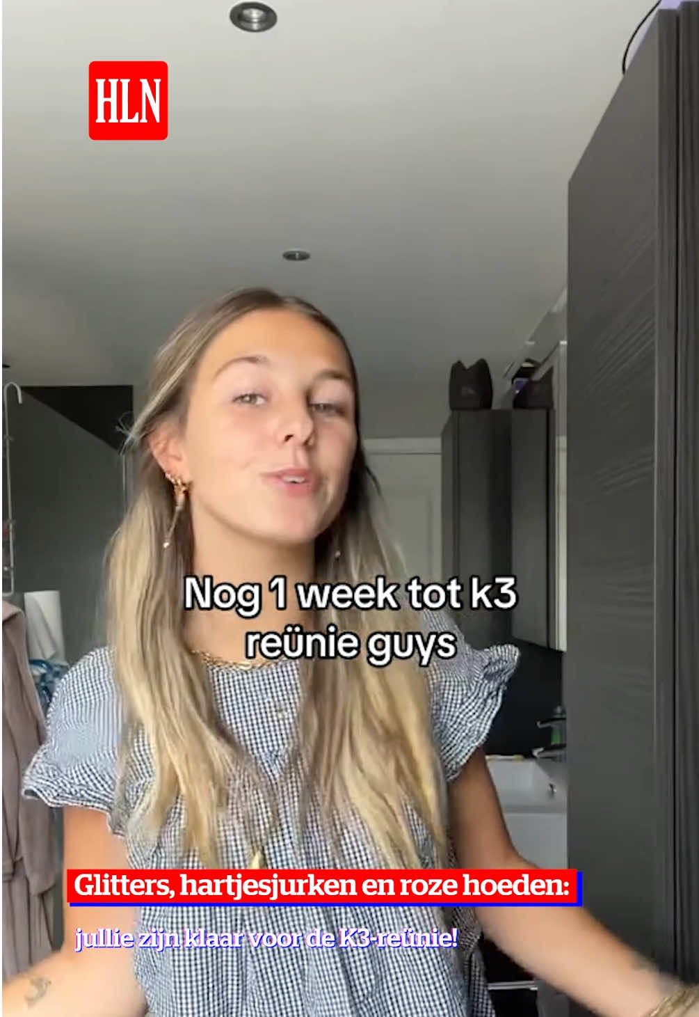Nog 2 keer slapen... Wie is er al K3-reünie-ready? #hln #K3 #originals #reunie #viral 