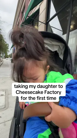 🍰 lunch date with my daughter so I took her to the Cheesecake Factory for the first time ever lol 😂 their menu is so big that I never know what to get  where we going next???  #daddydaughter #dadsoftiktok #girldad #cheesecakefactory #babyledweaning 