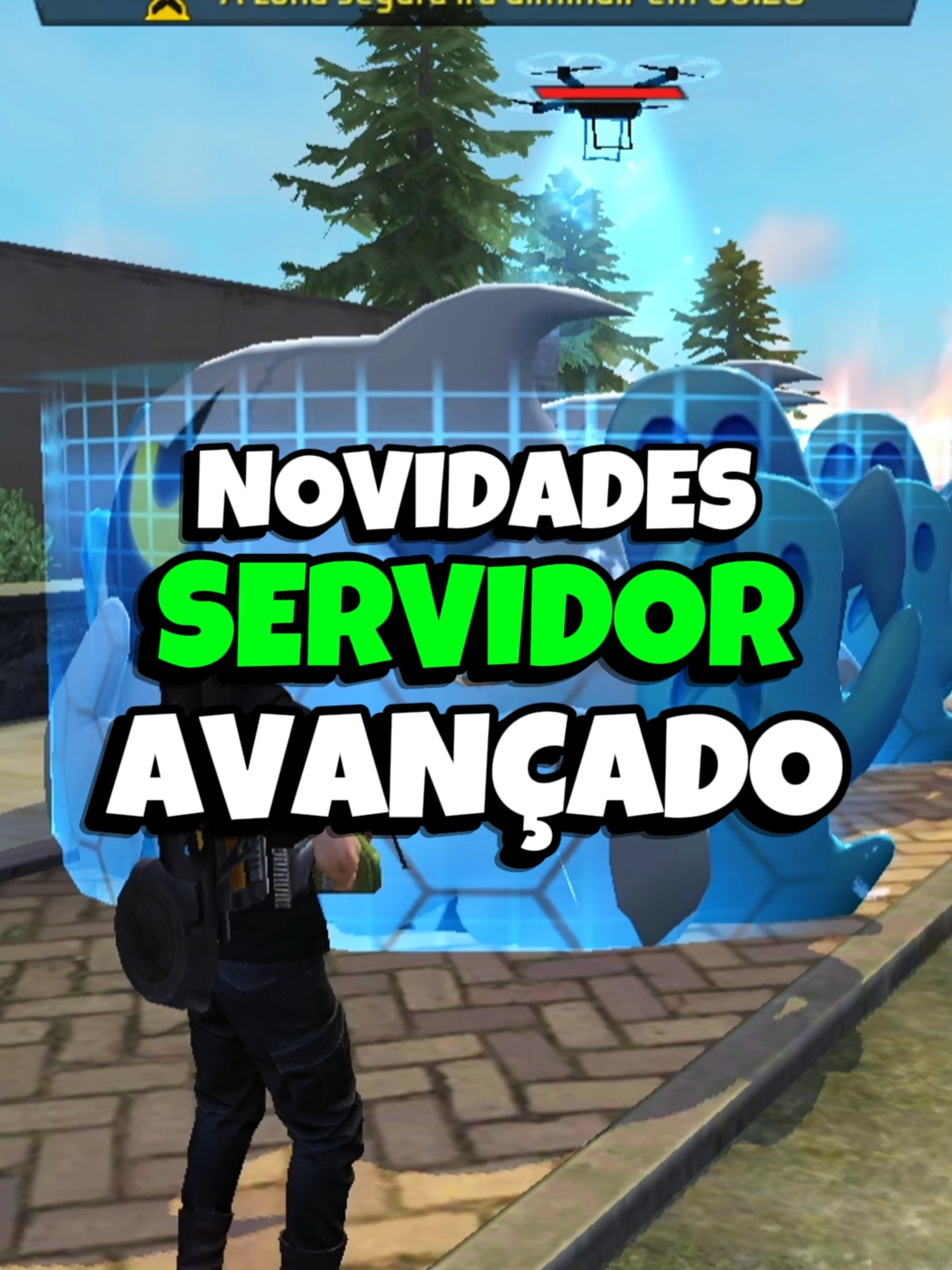 NOVIDADES DO SERVIDOR AVANÇADO DO FREE FIRE PARTE 3 #FreeFire #punisherff #OB51 @freefirebr_oficial