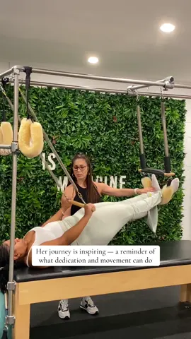 From strength to confidence, every private Pilates session has been a step toward her best self. ✨ Her posture is taller, her mindset sharper, and her journey endlessly inspiring. This is the power of personalized Pilates—elevated, intentional, transformative. 🌿🤍 #pilates #privatepilates #pilatestransformation 