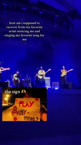 i noticed she was playing some of her solo songs at their shows so i thought it wouldn’t hurt to ask even if she didn’t play it!! i’ve loved big thief + adrianne for years. i am so happy and grateful :’)) #bigthief #adriannelenker #concert #anything @bigthiefmusic @Adrianne Lenker 