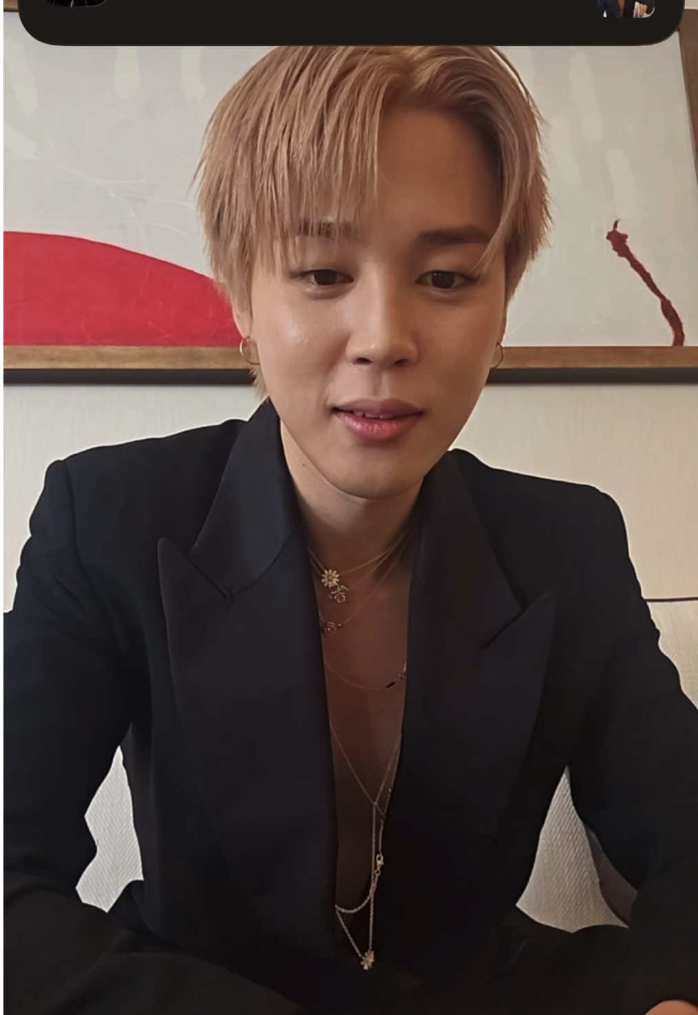 OMG Jimin Live on Weverse right now! 😭😍 miss him so much! Love him!! #gorgeous #bts #jimin #dior #paris #live #weverse 