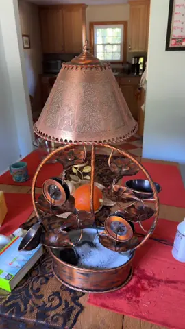 Have you ever seen a lamp like this? #lamps #marketplacefinds #DIY #secondhand #decor 