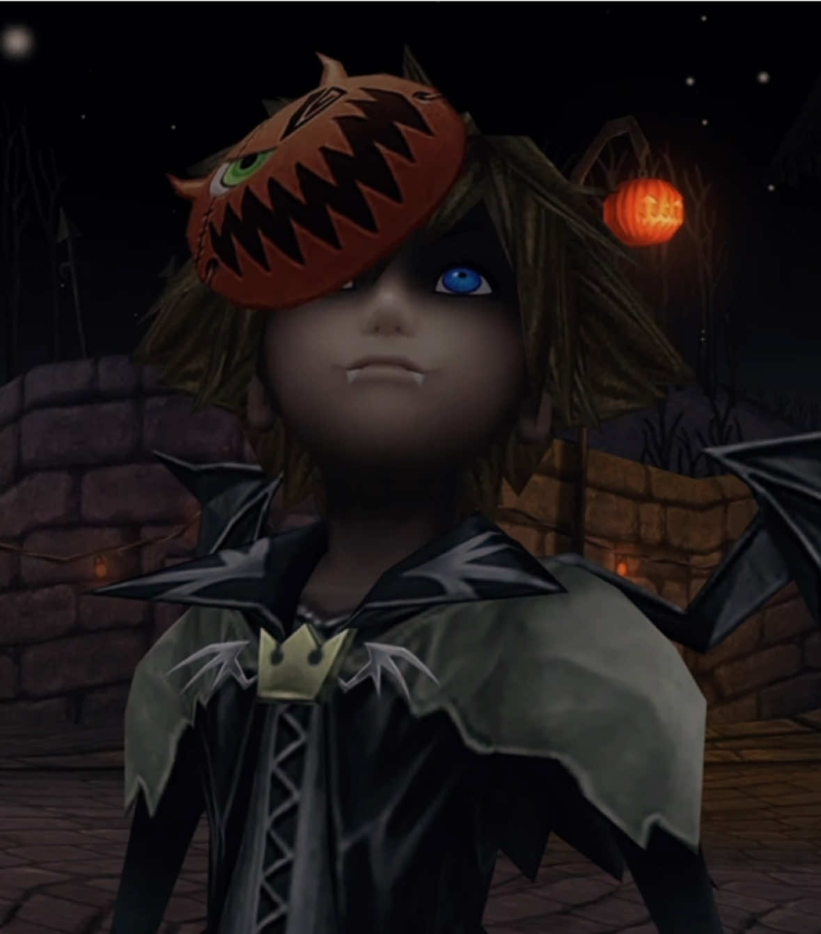 hey.. this is halloween town, right?                                                                                                 #halloween #kingdomhearts #sora #nightmarebeforechristmas #disney 