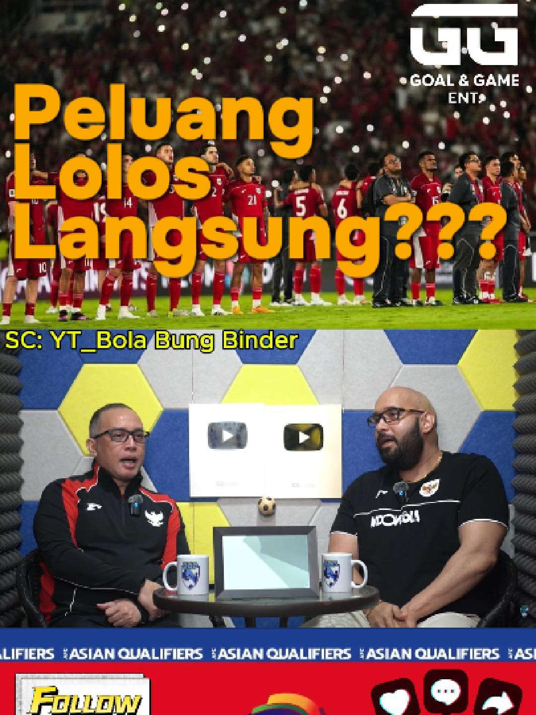 Timnas Lolos Langsung ??? #timnasindonesia #bolaindonesia #pssi #timnas #bungbinder #round4