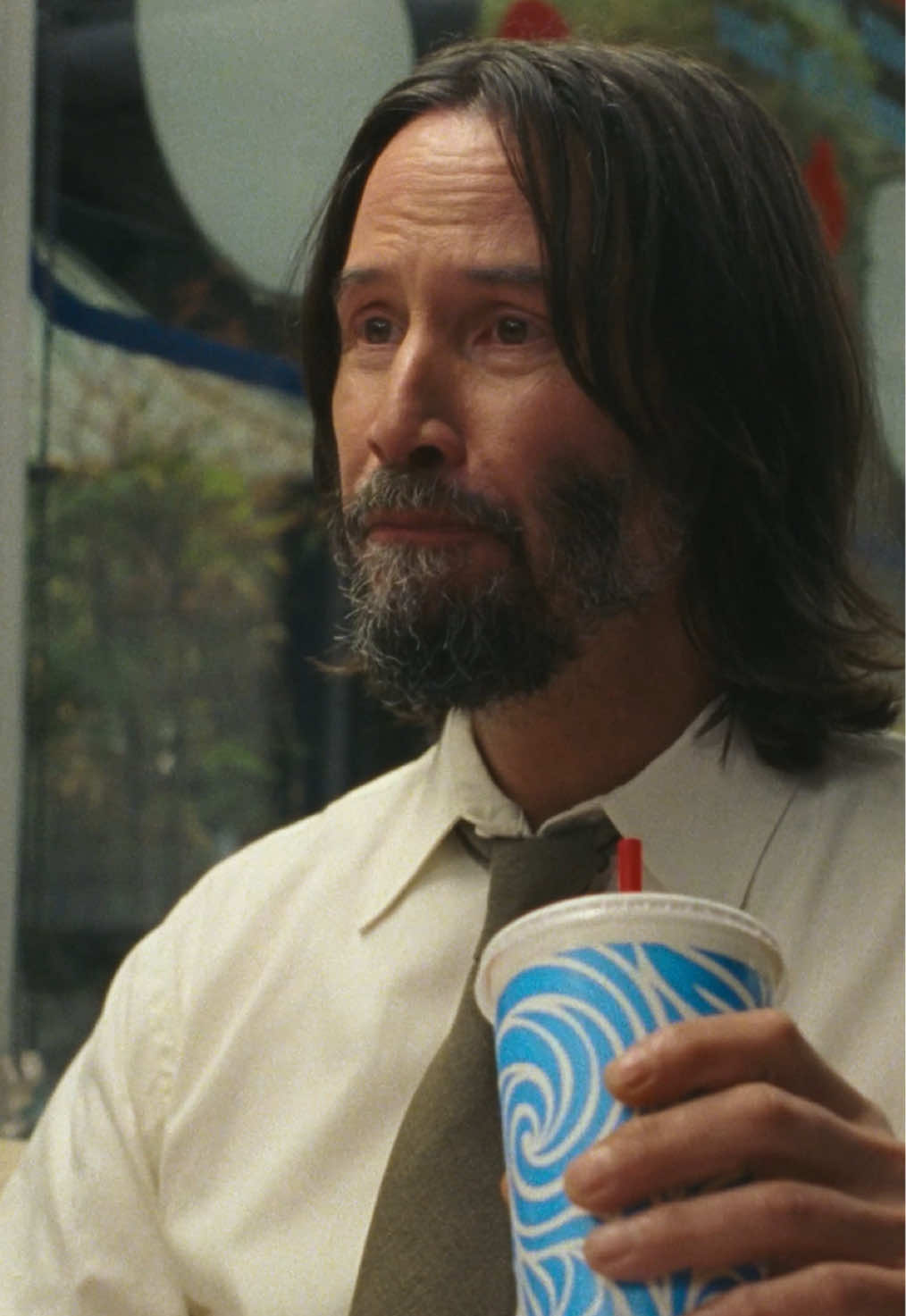 earth’s greatest blessings: nuggies and milkshakes. #goodfortune is in theatres october 17.  #sethrogen #keanureeves #movies #comedy