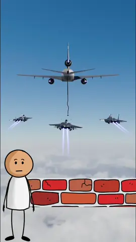 Así cargan combustible los aviones de combate en pleno vuelo.#datosinteresantes #parati #datoscuriosos #zackdfilms #jetsdecombate 