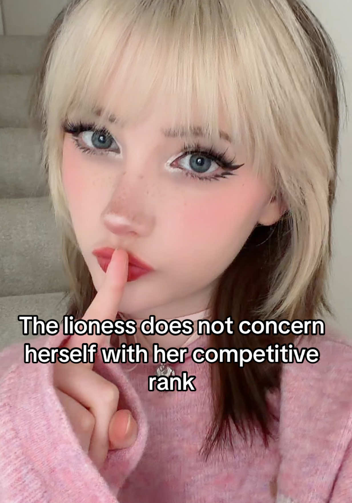 the lioness can’t focus 