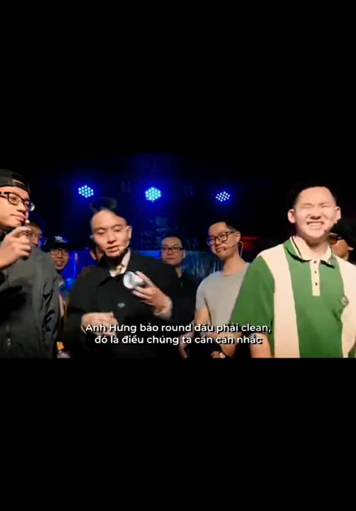 Khi bạn muốn chửi đối thủ nhưng anh Hưng bảo round 1 phải clean :))) #rap #hiphop #battlenobeat #dissneeland #1337