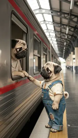 Little Pug's Mom Left...What Happens to Him?? #pug #fyp #viral  #dogsoftiktok #dogstory 