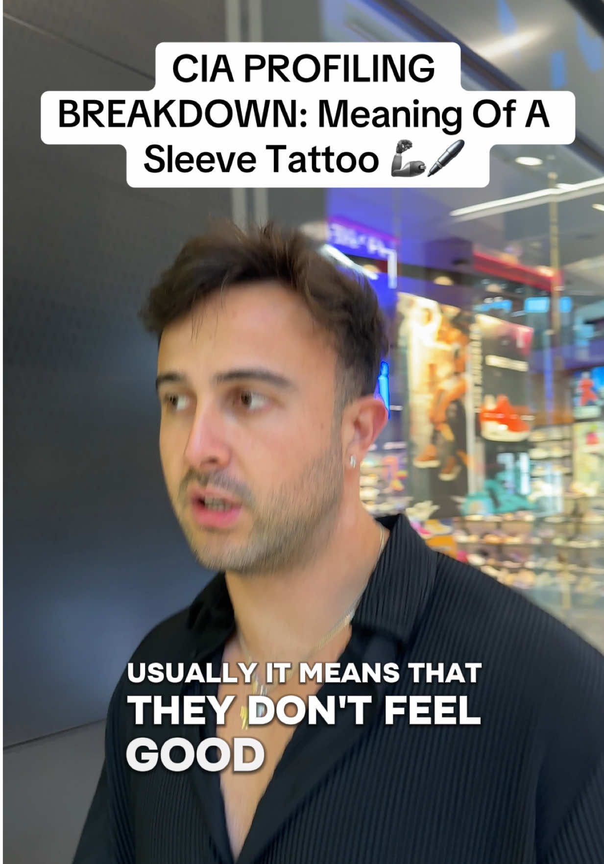 Do you know someone with a sleeve tattoo? #ciaprofiler #profiling #profilingpeople #tattoomeaning #sleevetattoos 